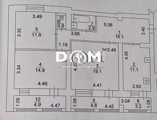 Продаж. 3-кімнатна. вул.Полярна, 8Е. Без%